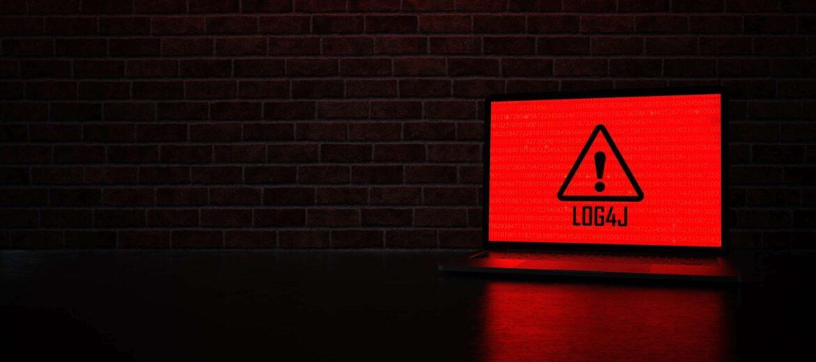 Security,Vulnerability,Log4j,Detected,On,The,Notebook.,3d,Illustration.