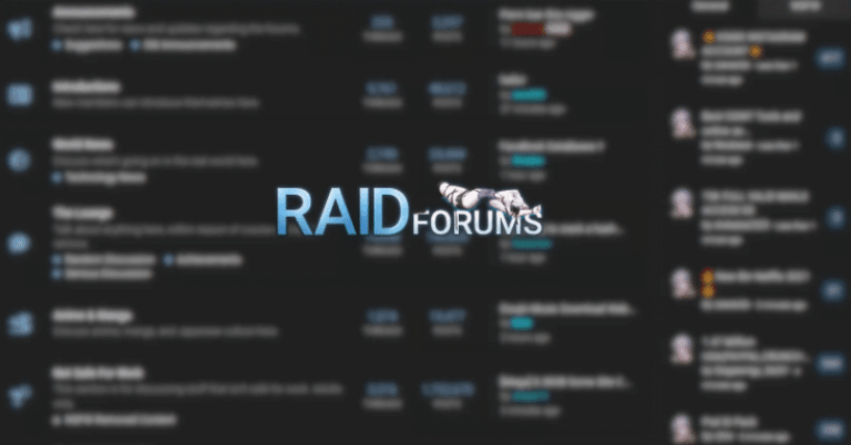 RaidForums chiuso da FBI, Servizi segreti americani e Europol. Arrestato cittadino portoghese 1 RaidForums