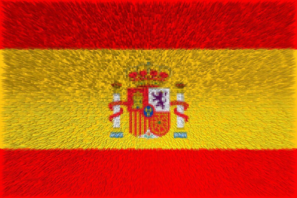 Spain.,Flag,Of,Spain.,Llustration,Of,The,Flag,Of,Spain.