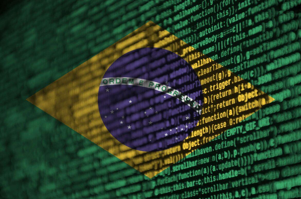 Brazil,Flag,Is,Depicted,On,The,Screen,With,The,Program