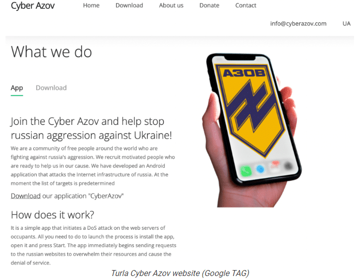Google mette in guardia gli attivisti ucraini: Turla sta spiando i vostri telefoni 6 turla cyber azov
