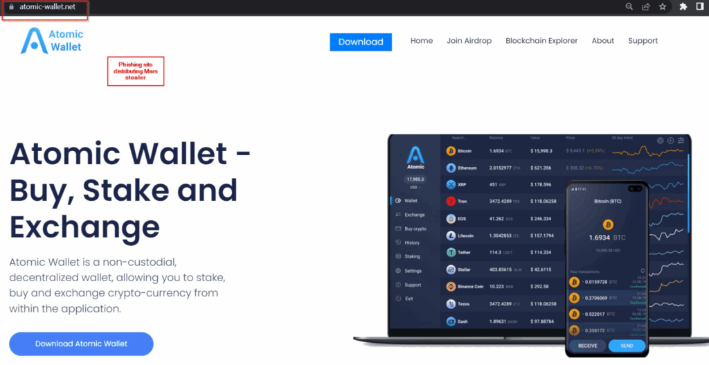 Mars Stealer distribuito tramite un sito di phishing 6 image 2