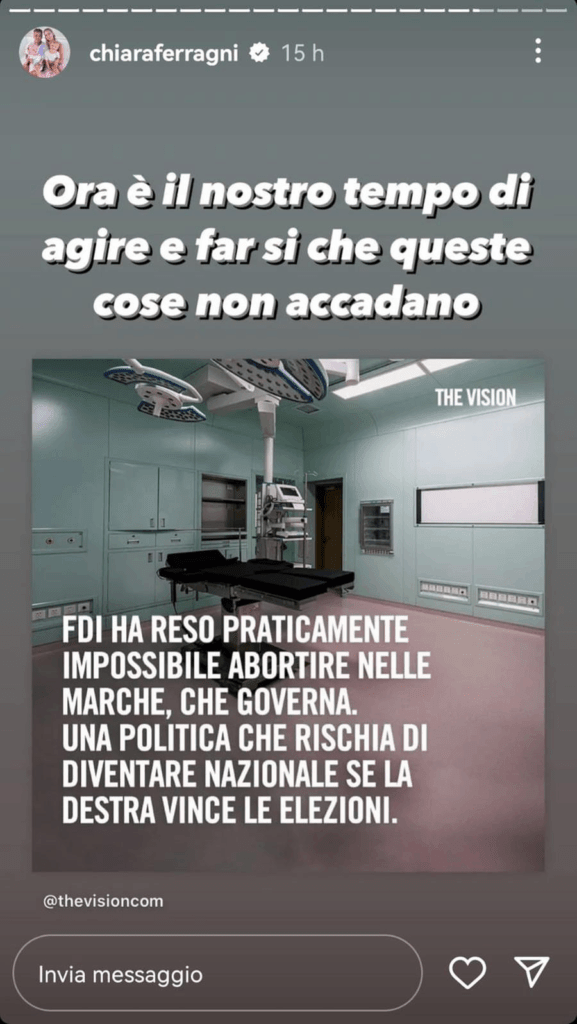 Ferragni incalza Meloni sull'aborto: allarmismo o pericolo concreto per le donne? 6 image 20