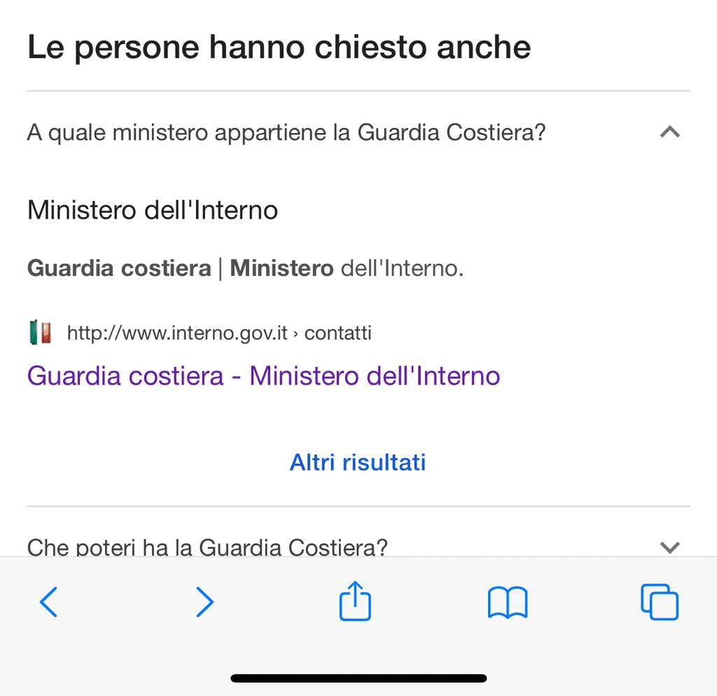 La Guardia Costiera: nemmeno Google sa a chi appartiene ed i giornalisti sbagliano 7 image 42