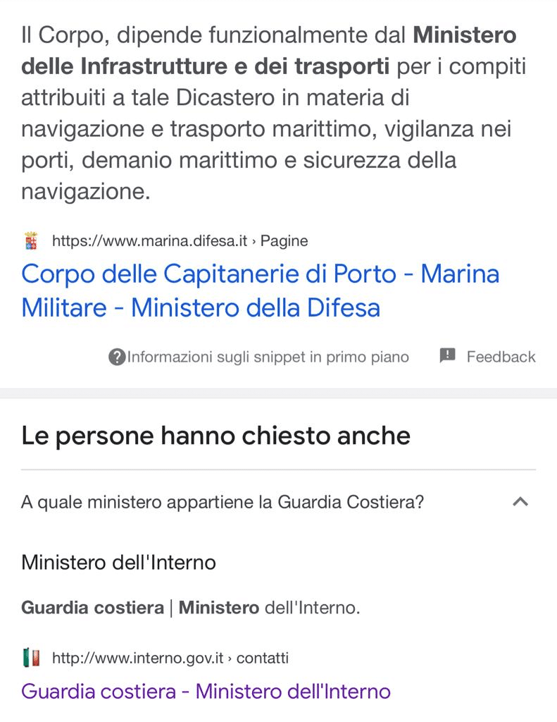 La Guardia Costiera: nemmeno Google sa a chi appartiene ed i giornalisti sbagliano 8 image 43