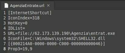 Ursnif, la nuova campagna malspam sfrutta l'oggetto Internet Shortcut di Windows 9 IMG 20230107 180802 635