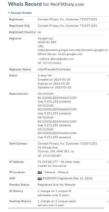 Phishing, attenzione ai falsi messaggi che sembrano provenire da Netflix 13 Screenshot 20230126 180033 Chrome