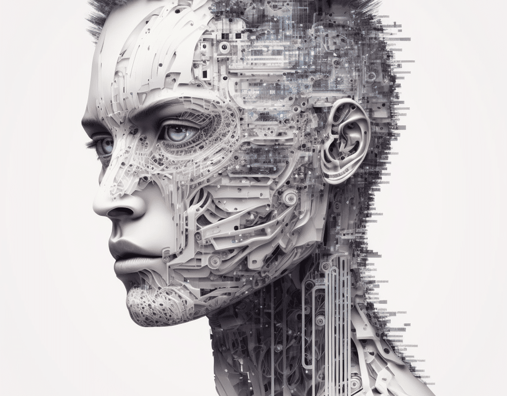 intelligenza artificiale donna bionica