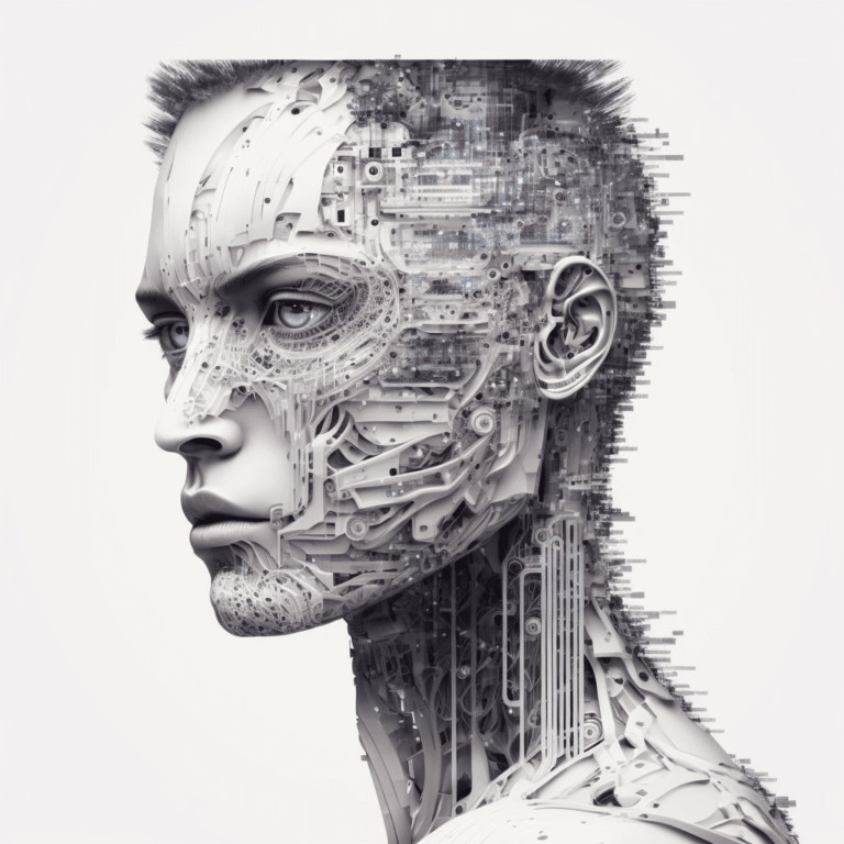 intelligenza artificiale donna bionica