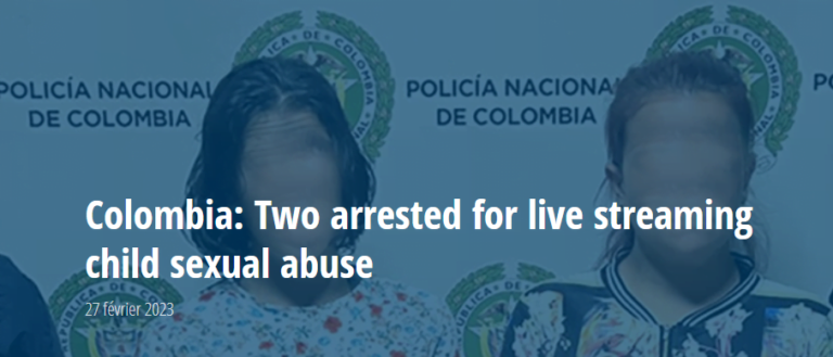 Colombia: Due arrestati per abusi sessuali su minori in diretta streaming 1 image 79