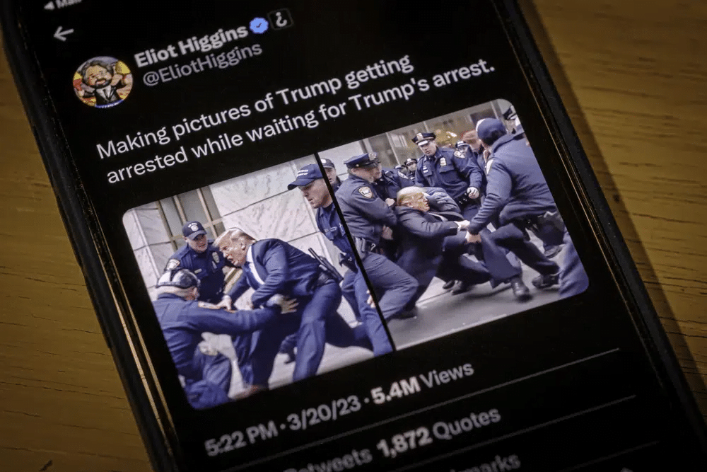 Trump arrestato? Putin in prigione? Immagini false create dall'IA online 6 image 104