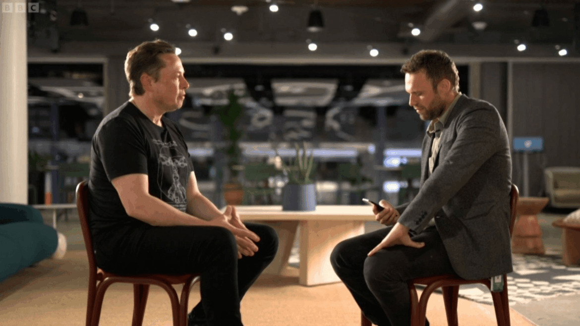 elon musk bbc intervista