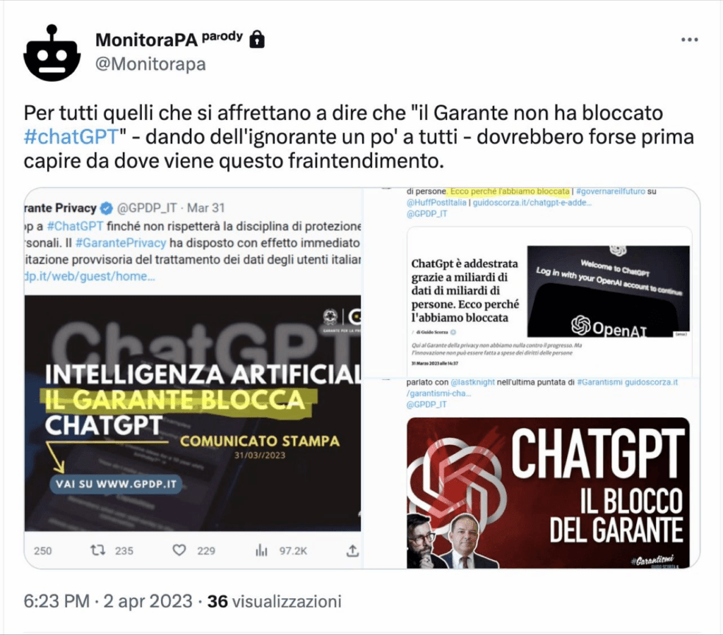 ChatGpt: Garante Privacy si vanta di incontrare Open AI su Zoom stasera 7 image 58