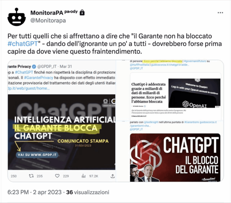 ChatGPT e il Grande Problema della Privacy: La situazione in Italia e in Europa 6 image 58