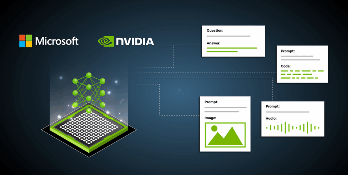 NVIDIA, Microsoft, IA Generativa, Windows 11, PC, GPU NVIDIA RTX, Tensor Cores, Windows Subsystem for Linux, WSL, Microsoft NVIDIA, Microsoft, IA Generativa, Windows 11, PC, GPU NVIDIA RTX, Tensor Cores, Windows Subsystem for Linux, WSL, Microsoft Build, Azure Cloud, PyTorch, ONNX, Olive, DirectML