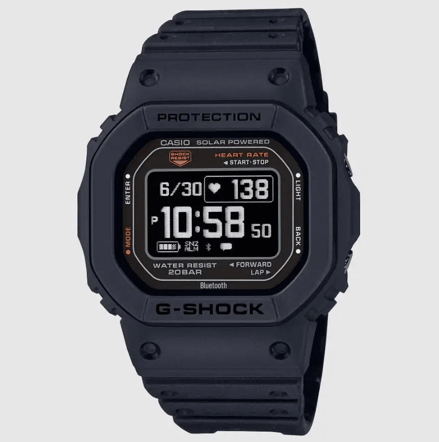 Casio presenta DW-H5600, lo smartwatch sportivo con ricarica solare - FOTO 6 image 106