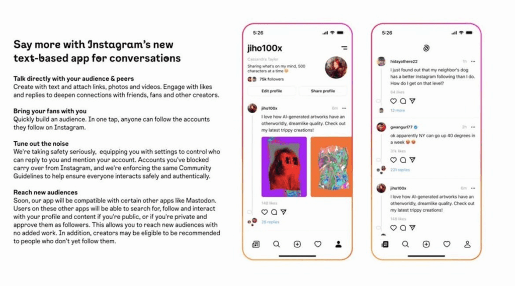 Instagram Stuzzica Twitter con la Nuova App basata su Testi 2 P92, ovvero 'Barcelona': dettagli sull'app