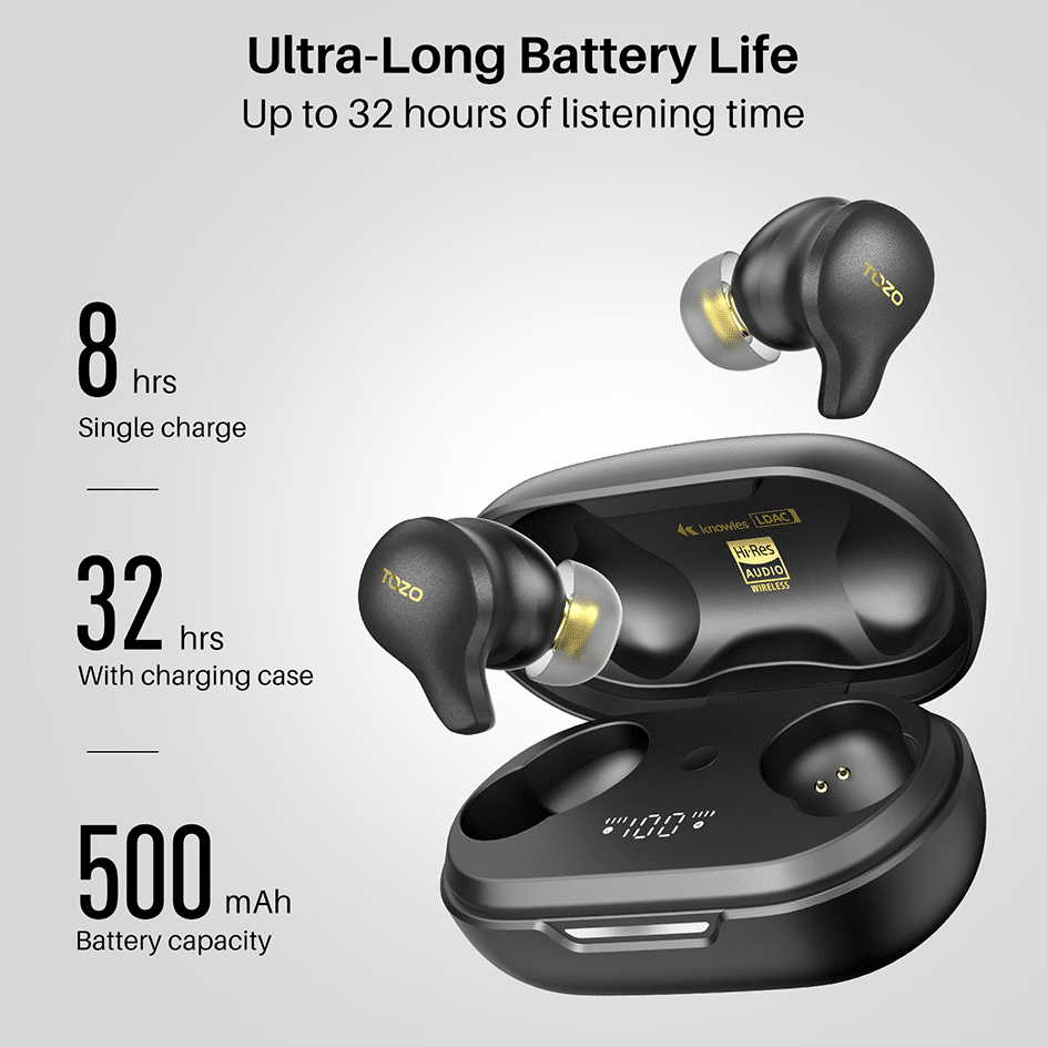 Tozo Golden X1: Recensione degli auricolari wireless 7 Tozo X1 Golden: L'Esclusività del Suono Hi-Res nelle Tue Mani
