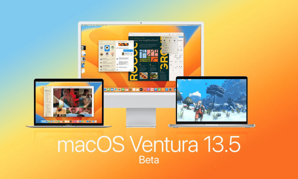 Apple lancia la prima beta di macOS Ventura 13.5 per i tester pubblici