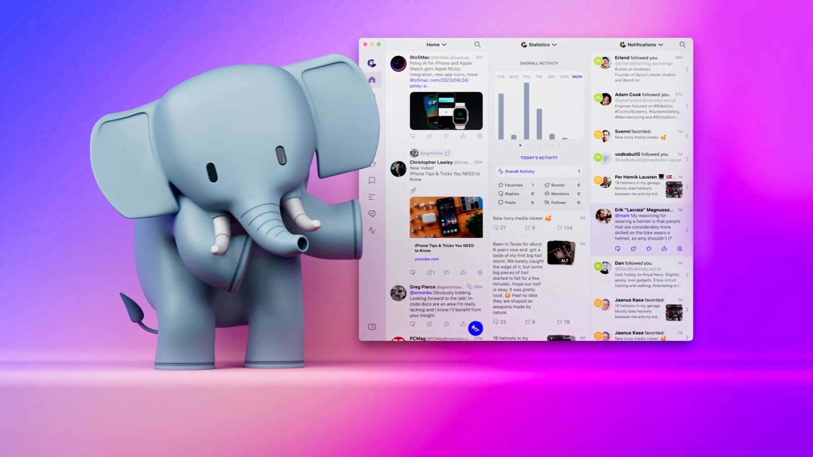 Ivory per Mac: l'app Mastodon di Tapbots