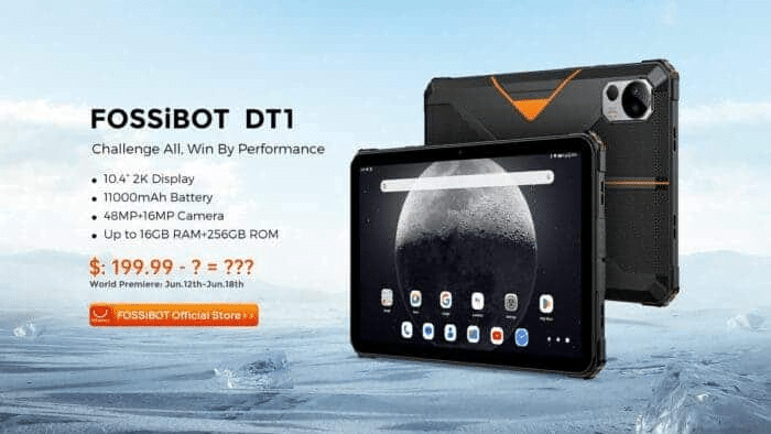 Presentato FOSSiBOT DT1: prestazioni da urlo e resistenza estrema per il tablet rugged 7 image 543
