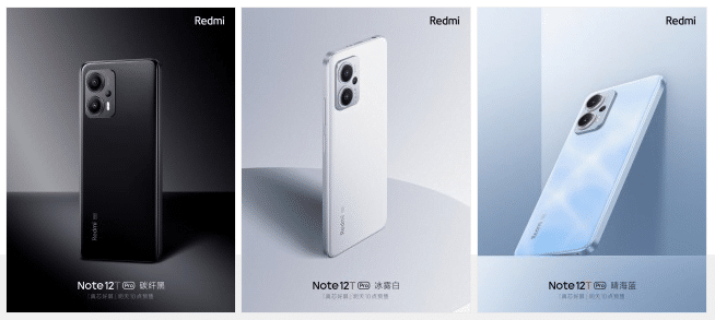 Xiaomi Sconvolge il Mercato: Ecco il Nuovo Redmi Note 12T Pro con Dimensity 8200 e Display 144Hz 7 image 550