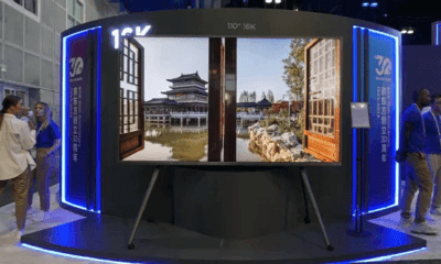Addio proiettori: arriva il primo TV da 110 pollici con risoluzione 16K
