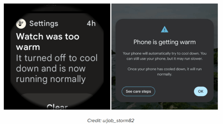 Pixel Watch di Google si spegne per proteggersi dal calore