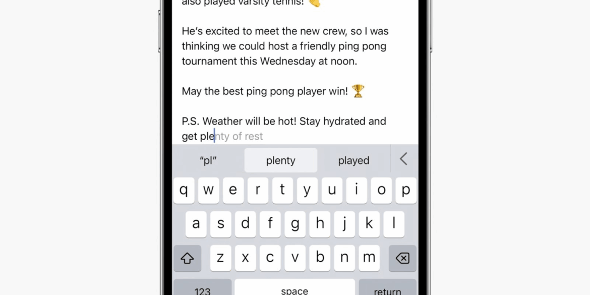 Apple afferma di aver risolto l'autocorrezione su iPhone con iOS 17