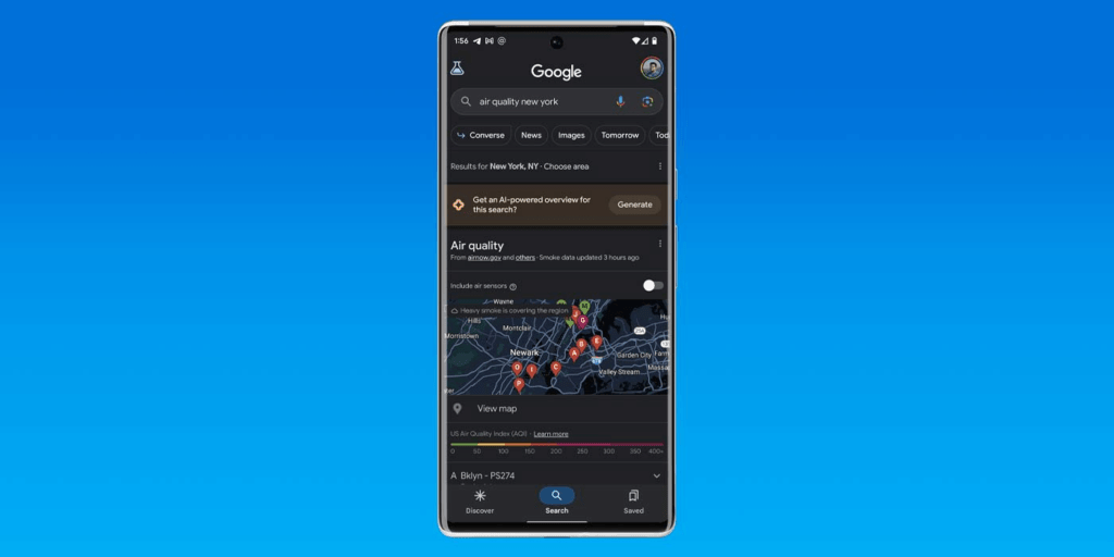 Come verificare la qualità dell'aria utilizzando le app e la Ricerca di Google 6 image 246