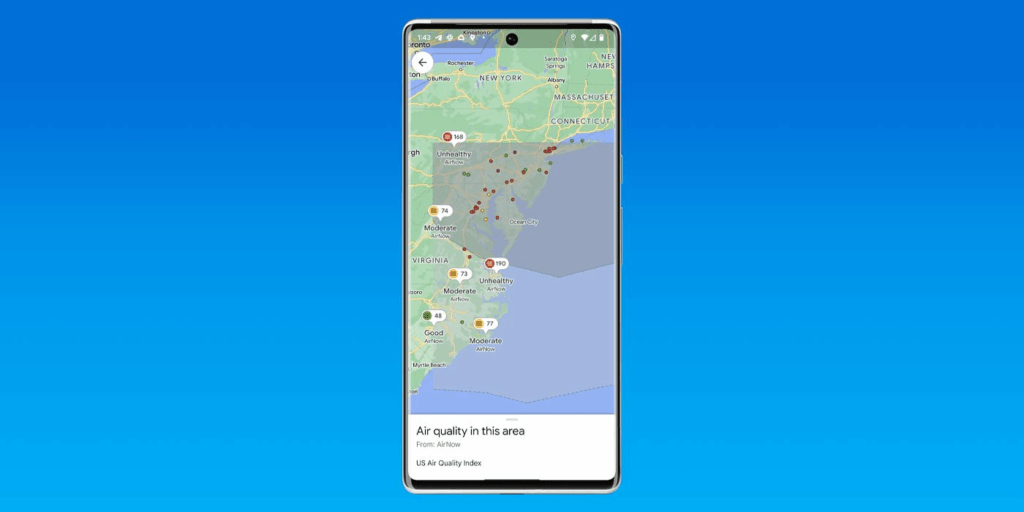 Come verificare la qualità dell'aria utilizzando le app e la Ricerca di Google 7 image 247