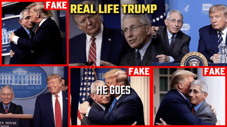 IA, campagne politiche, post-verità, Ron DeSantis, Donald Trump, Anthony Fauci, DeSantis War Room