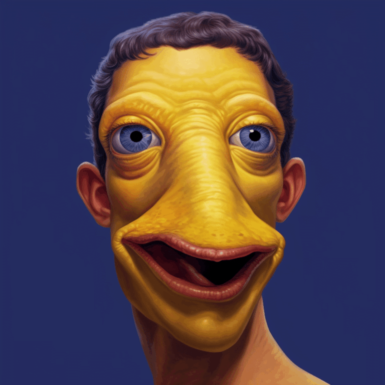 mark zuckerberg the duck