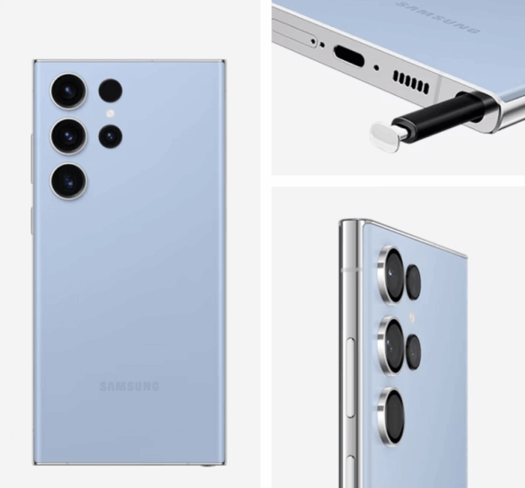 Galaxy S23 Ultra Red e Sky Blue