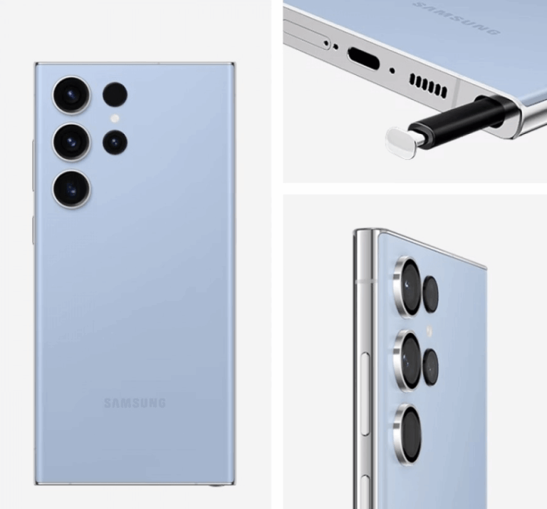 Galaxy S23 Ultra Red e Sky Blue