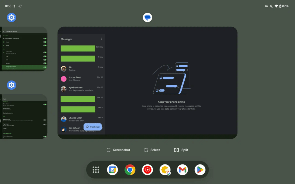 Google Messages su Pixel Tablet: un'esperienza da migliorare 2 Google Messages su Pixel Tablet: un'esperienza da migliorare