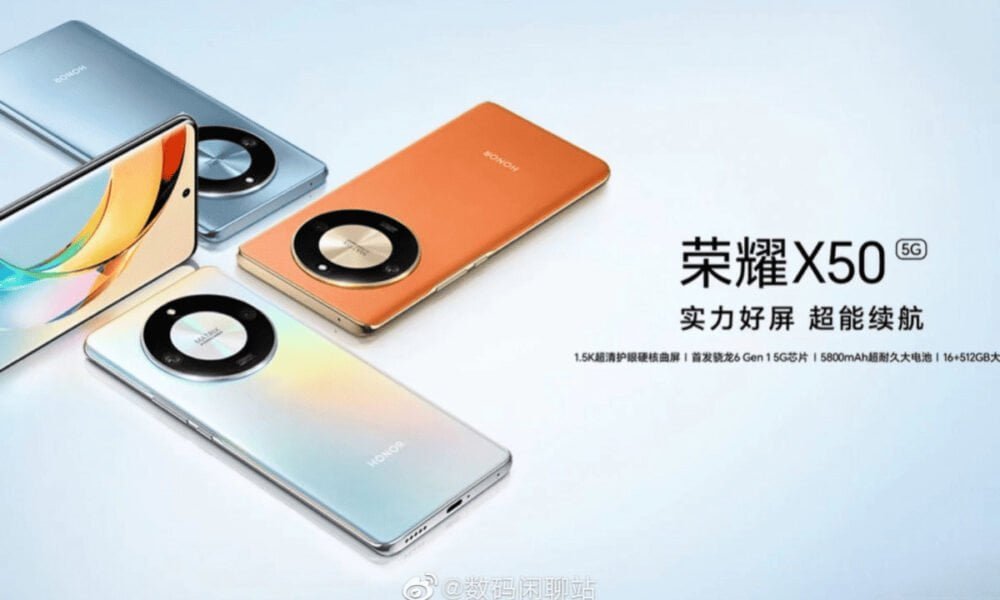 Honor X50: potente smartphone di fascia media con Snapdragon 6 Gen 1