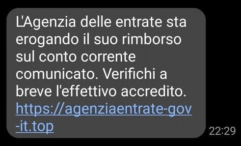 Smishing, la truffa dei rimborsi fiscali dell'Agenzia delle Entrate ora avviene via SMS 6 image 148