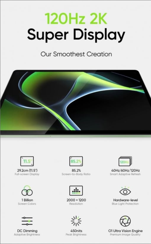 Realme Pad 2: arrivo previsto per il 19 luglio 8 image 191 7