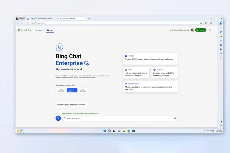 Microsoft lancia Bing Chat Enterprise e Microsoft 365 Copilot 7 image 218