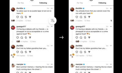 Threads di Instagram lancia il feed "Following"