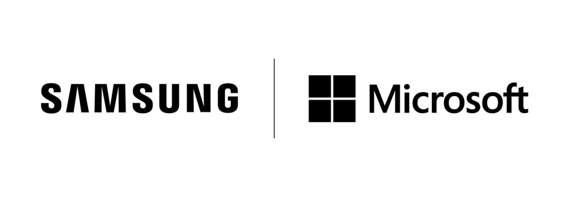 Samsung Microsoft LOGO Samsung Microsoft LOGO