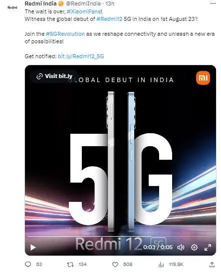 Lancio globale del Redmi 12 5G previsto per l'1 agosto in India 6 image 344