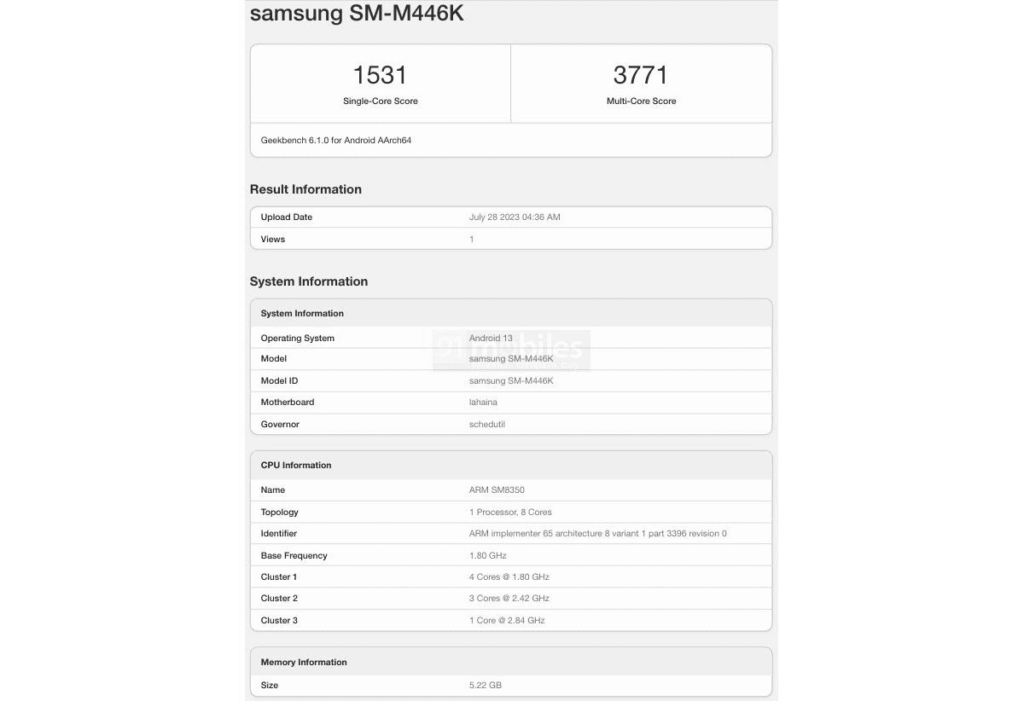 Samsung Galaxy M44