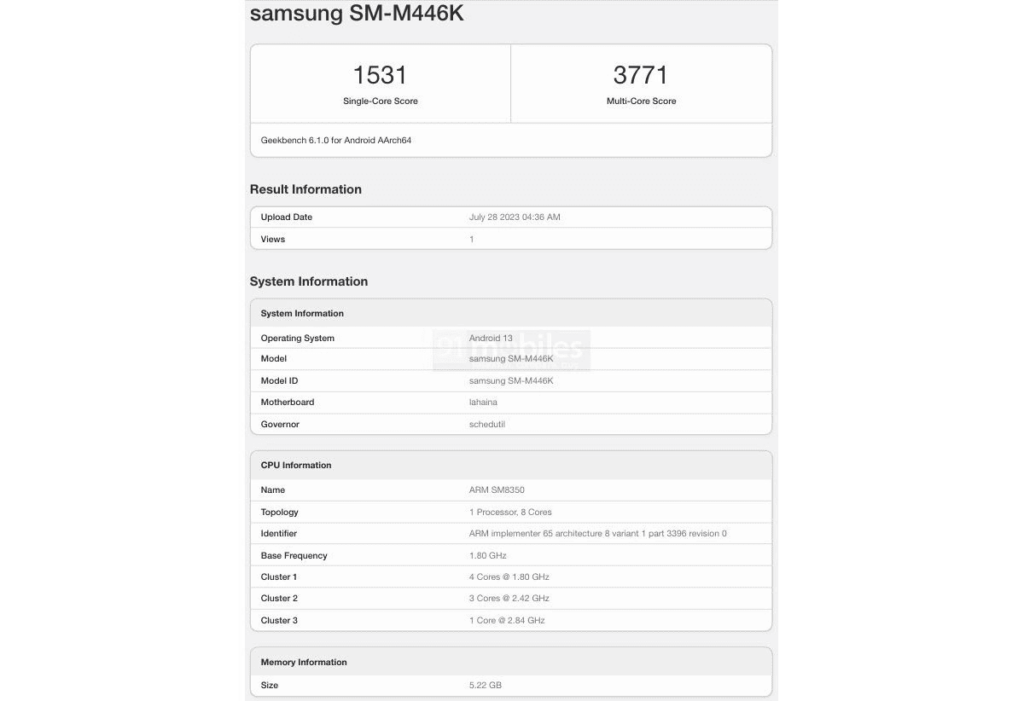 Samsung Galaxy M44: sorpresa con il chipset Snapdragon 888 6 image 372