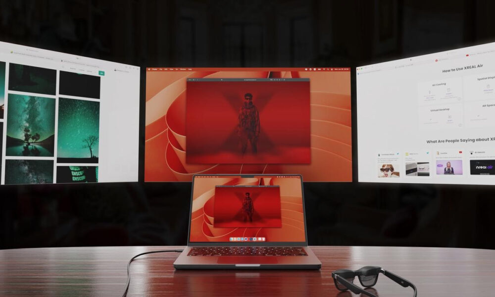 Xreal aggiorna l'app Nebula per Mac con display virtuale