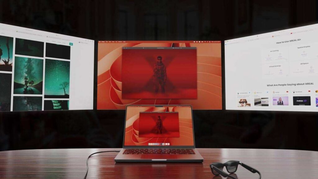 Xreal aggiorna l'app Nebula per Mac con display virtuale