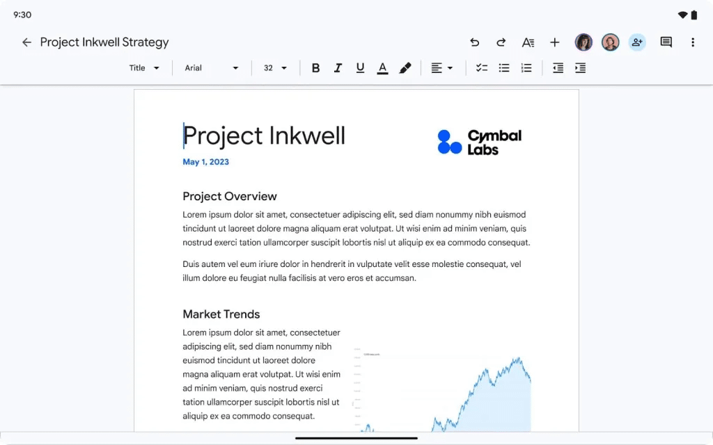 Google Docs per tablet Android: arriva un nuovo design 7 image 207