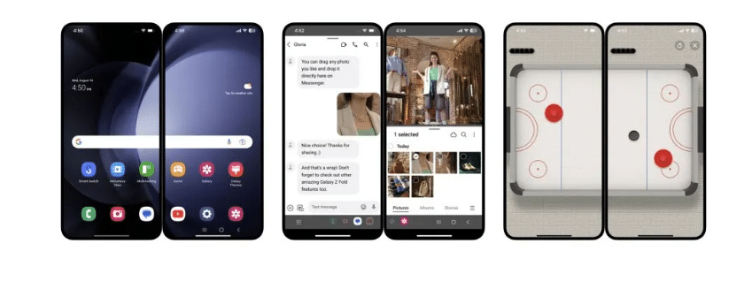 Samsung "Try Galaxy" simula schermo Galaxy Z Fold su iPhone