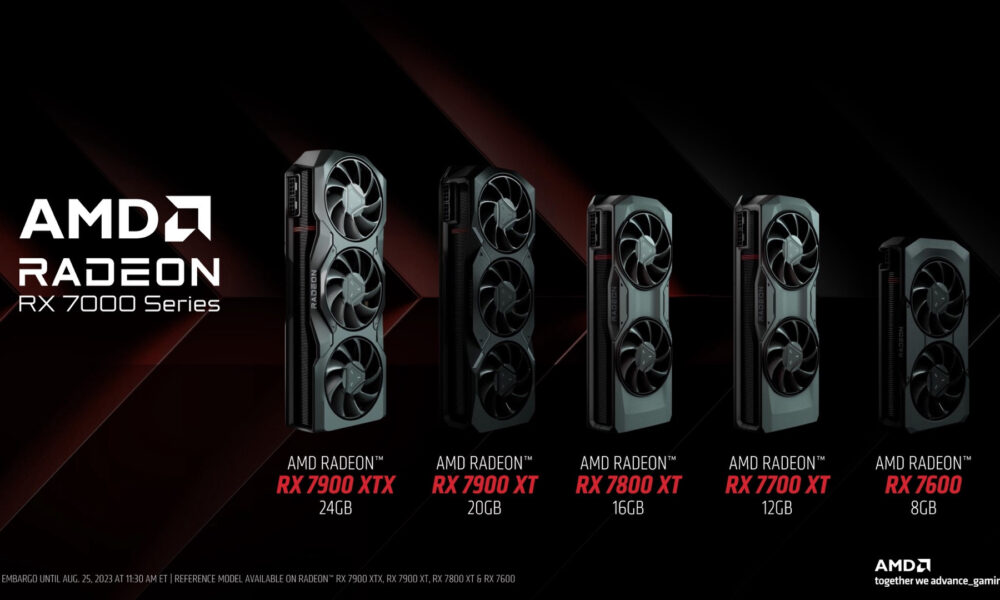 AMD Radeon RX 7700 XT e 7800 XT